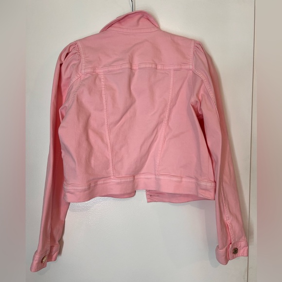 Lilly Pulitzer Pink Laylani Denim Jacket - Picture 3 of 4